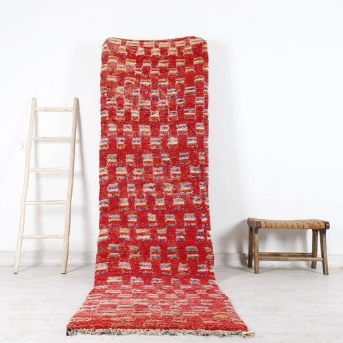 Vintage-Teppich - 64-1-3-2-5-6-9 - MUSMUS RUGS - Motiv / rechteckig / handgewebt