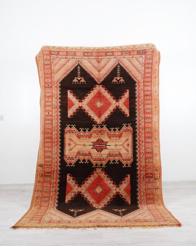 Vintage-Teppich - 64-1-3-2-5-1 - MUSMUS RUGS - Motiv / rechteckig / handgewebt