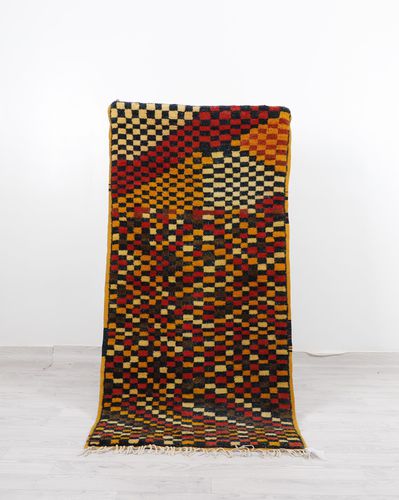 Vintage-Teppich - 64-1-3-2-5-3 - MUSMUS RUGS - Motiv / rechteckig / handgewebt