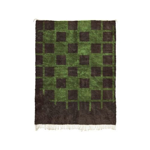 Moderner Teppich - MUSMUS RUGS - Karomuster / Wolle / rechteckig