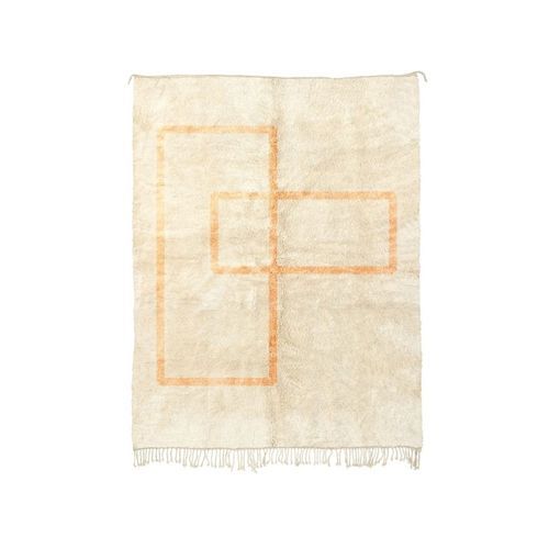 Moderner Teppich - mid century - MUSMUS RUGS - mit geometrischen Motiven / rechteckig / handgewebt