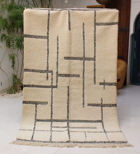 Moderner Teppich - beni  - MUSMUS RUGS - geometrisches Muster / Wolle / rechteckig