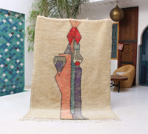 Moderner Teppich - Beni Ourain - MUSMUS RUGS - Motiv / Wolle / rechteckig