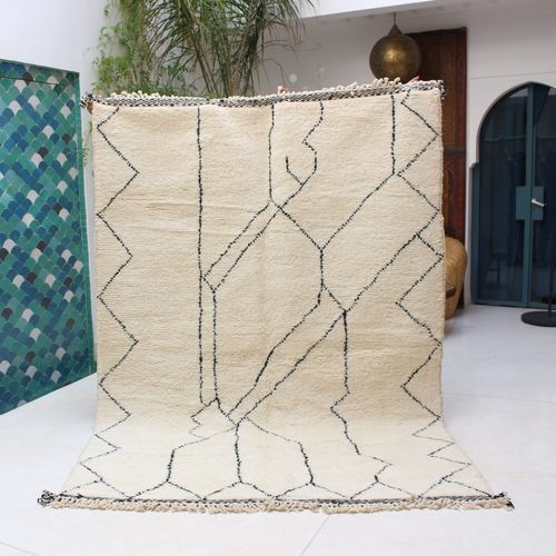 Moderner Teppich - Beni Ourain - MUSMUS RUGS - Motiv / Wolle / rechteckig