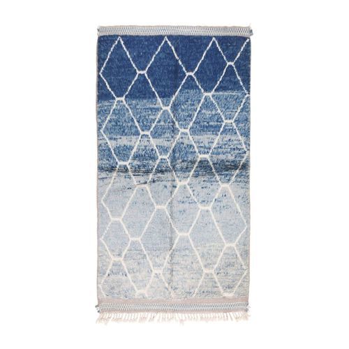 Moderner Teppich - Taznakhet - MUSMUS RUGS - geometrisches Muster / Wolle / rechteckig