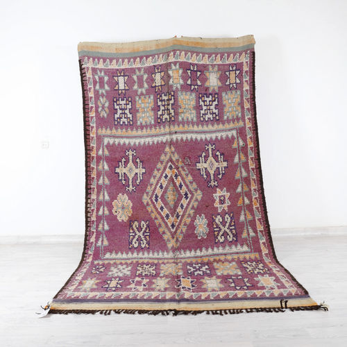 Vintage-Teppich - 64-1-3-2-5-6-15-5-1 - MUSMUS RUGS - Motiv / Wolle / rechteckig