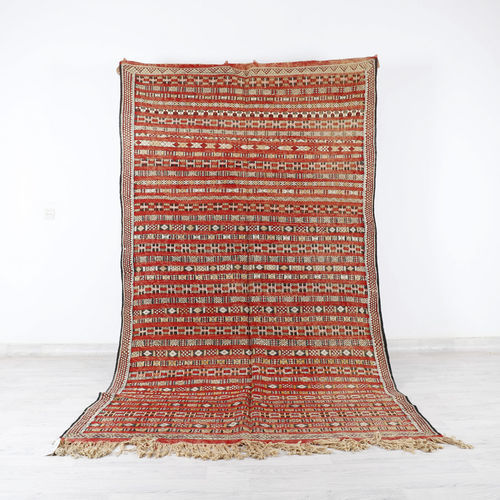 Vintage-Teppich - 64-1-3-2-5-6-15-3 - MUSMUS RUGS - Motiv / Wolle / rechteckig