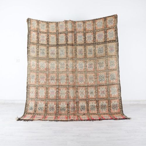 Vintage-Teppich - 64-1-3-2-5-6-15-4 - MUSMUS RUGS - Motiv / Wolle / rechteckig