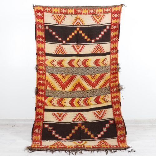 Vintage-Teppich - 64-1-2 - MUSMUS RUGS - Motiv / Wolle / rechteckig