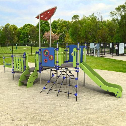 Metall-Spielplatzgerät - SPI Global Play - modular / zum Klettern / mit Überdachung