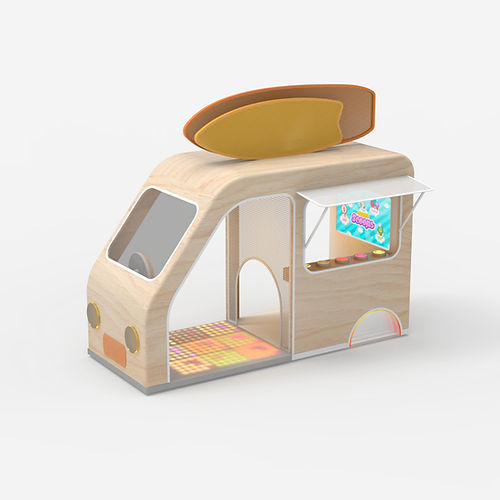 Fahrzeug für Außenbereich - TRANSFORMER TRUCK  - Play 9 Studios - für Spielplätze / mit Touchscreen / interaktiv