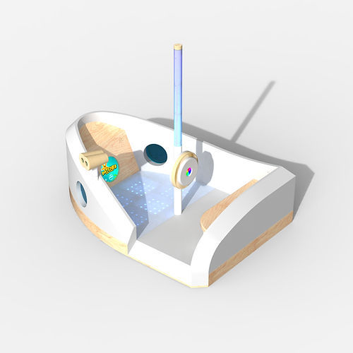 Stahl-Spielplatzgerät - SHIP-TO-SHORE BOAT  - Play 9 Studios - Sperrholz / Polycarbonat / Mineralwerkstoff