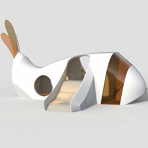 Gerade Rutsche - CHAMELEON BIRD  - Play 9 Studios - für Spielplätze / interaktiv / mit integrierter LED