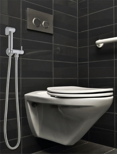 Handdusche für Toilette - 54515 - Grandsire Paris - rund / verchromter Messing / Edelstahl