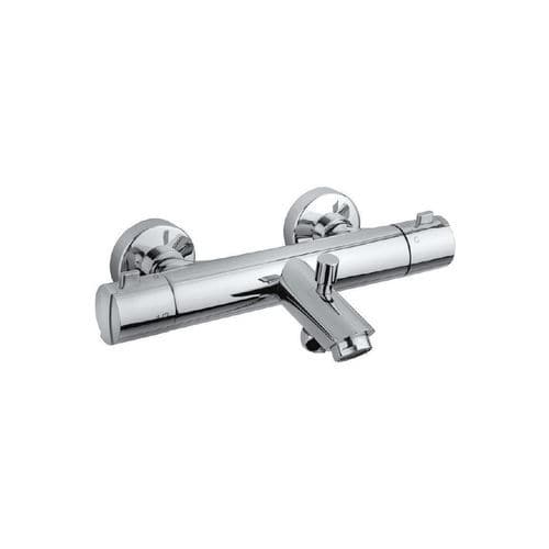 Zweigriffmischer für Badewanne - 158211 - Grandsire Paris - wandmontiert / thermostatisch / verchromter Messing