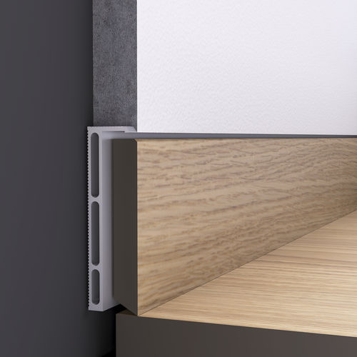 Aluminium-Befestigungsprofil - LIGHT - DHER - für Fußleiste
