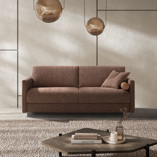 Bettsofa - EMILY - SARTORIS by MAXDIVANI - modern / Stoff / Leder