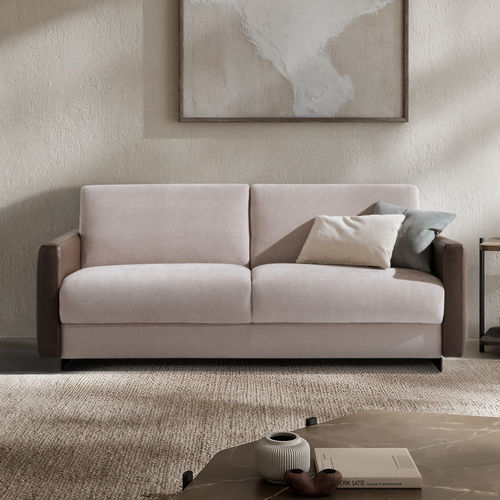 Ecksofa - PAUL - SARTORIS by MAXDIVANI - Bett / modern / Stoff