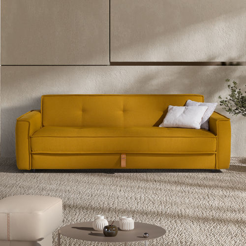 Bettsofa - Maya - SARTORIS by MAXDIVANI - modern / Stoff / mit Armlehnen