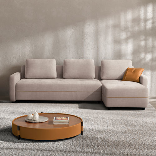 Bettsofa - Moon - SARTORIS by MAXDIVANI - modern / Stoff / mit Armlehnen
