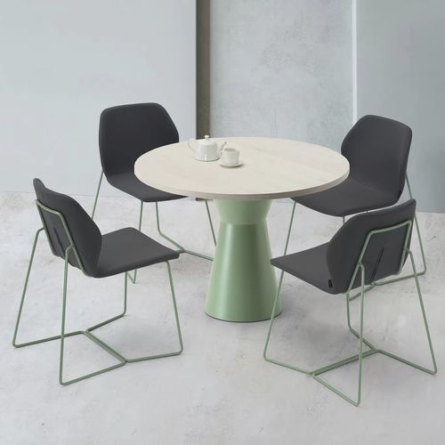 Moderner Besucherstuhl - HANA - TM Leader Contract - für den Innenraum / Metall / Holz