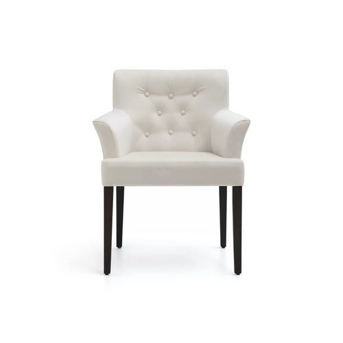 Moderner Sessel - BORIS - TM Leader Contract - Stoff / Massivholz / Polster