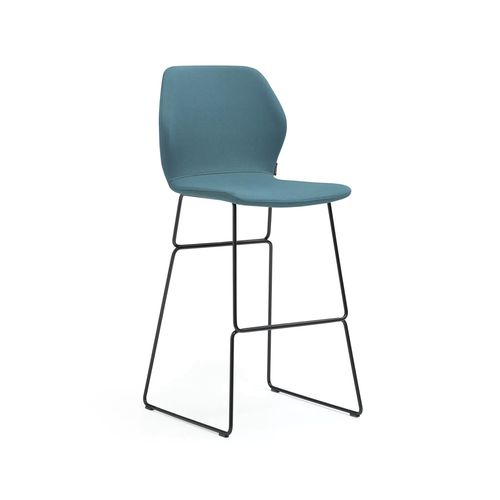 Moderner Hocker - HANA - TM Leader Contract - Stoff / Gestell aus Metall / doppelt