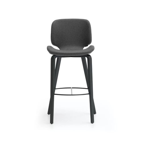 Moderner Hocker - ZIEL - TM Leader Contract - Stoff / Gestell aus Holz / Gestell aus Metall