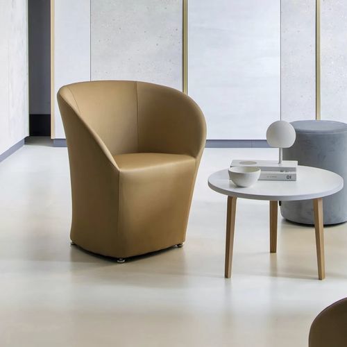 Moderner Sessel - CLEO - TM Leader Contract - Leder / Stoff / Polyurethan