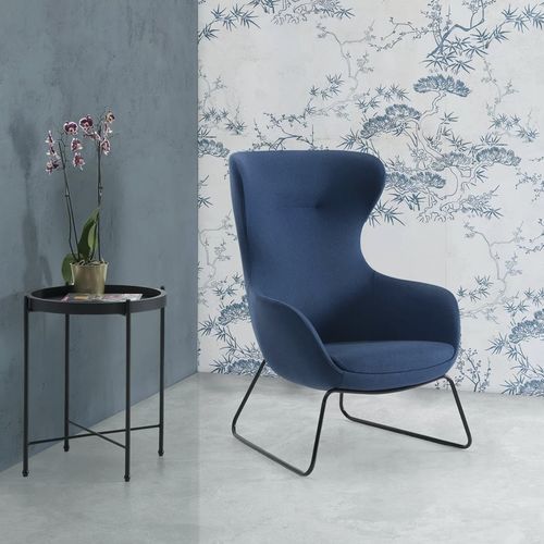 Moderner Sessel - LUBNA - TM Leader Contract - Polyurethan / Metall / blau