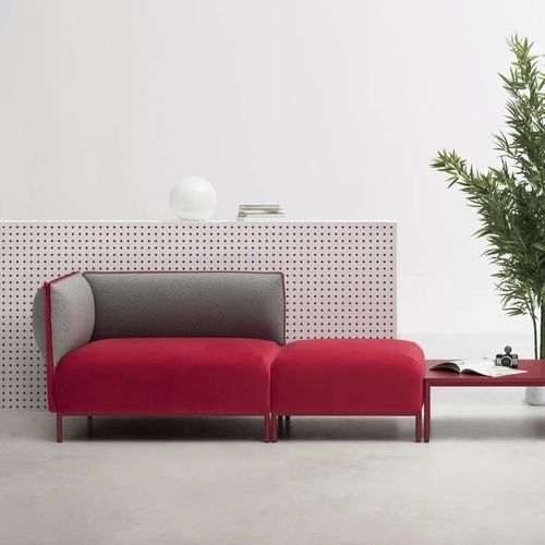 Modernes Sofa - PAD - TM Leader Contract - Stoff / modular / grau