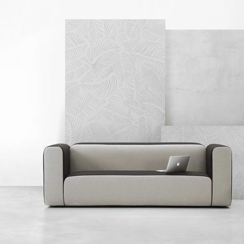 Modernes Sofa - SUSHI - TM Leader Contract - Stoff / modular / grau