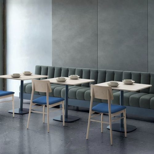 Moderne Bank - ERA - TM Leader Contract - Massivholz / Stoff / ohne Rückenlehne