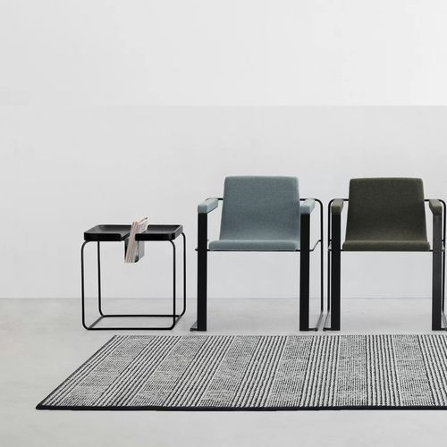 Moderner Beistelltisch - HERMES - TM Leader Contract - Metall / Massivholz / Gestell aus Metall