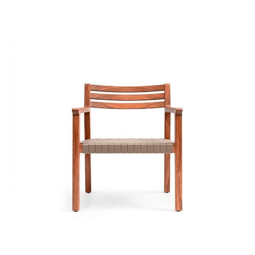 Moderner Sessel - ELVA - TM Leader Contract - Holz / Holz / wetterbeständig