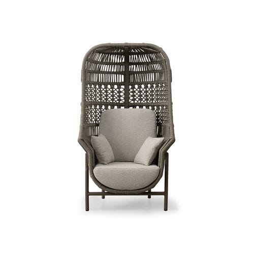 Moderner Sessel - CANARY - TM Leader Contract - Stoff / lackiertes Aluminium / Polster