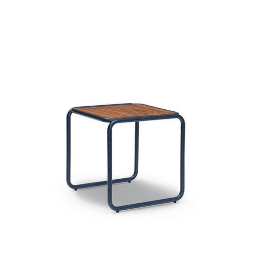 Beistelltisch für Außenbereich - VERAO - TM Leader Contract - minimalistisch / Holz / Gestell aus lackiertem Aluminium