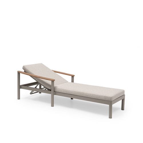 Moderne Sonnenliege - SAGITARIUS - TM Leader Contract - Stoff / Metall / Holz