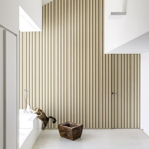 Moderne Tapete - Wooden Stripes - SPAGHETTIWALL - Vlies / Streifenmuster / Holzoptik