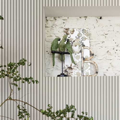 Moderne Tapete - Kazuyo - SPAGHETTIWALL - Zellulosefaser / Vlies / Streifenmuster