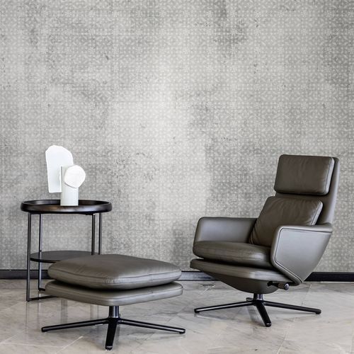 Moderne Tapete - Impress - SPAGHETTIWALL - Motiv / blau / braun
