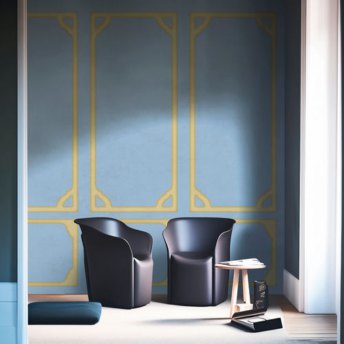 Moderne Tapete - Villas : WPN 2406a - SPAGHETTIWALL - Vlies / Motiv / grau