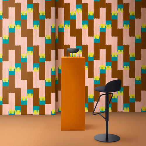 Moderne Tapete - Motus 4 - SPAGHETTIWALL - Zellulosefaser / Vlies / geometrisches Muster