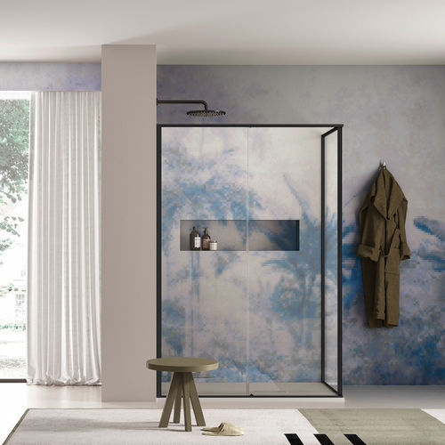 Moderne Tapete - Pixel Forest - SPAGHETTIWALL - Zellulosefaser / Vlies / Naturmotiv