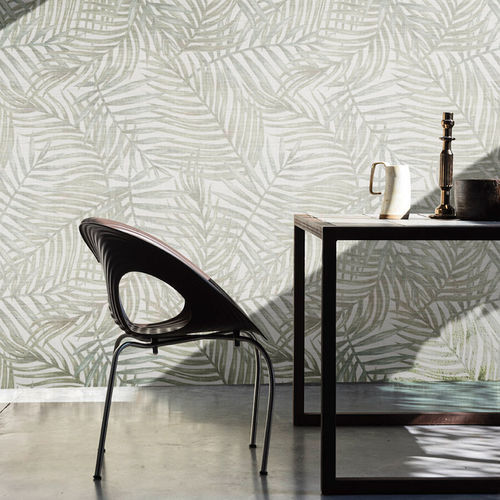 Moderne Tapete - Felce - SPAGHETTIWALL - Zellulosefaser / Vlies / Blumenmotiv