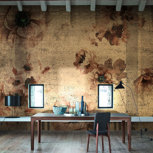 Moderne Tapete - Morning Dreams - SPAGHETTIWALL - Zellulosefaser / Vlies / Blumenmotiv