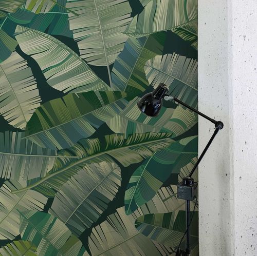 Moderne Tapete - Think it Green - SPAGHETTIWALL - Vlies / Blumenmotiv / grün