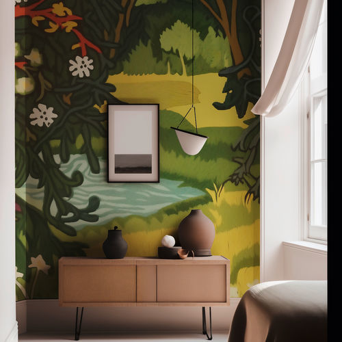 Moderne Tapete - Sogno - SPAGHETTIWALL - Zellulosefaser / Vlies / Naturmotiv