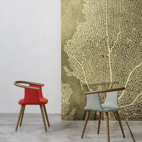 Moderne Tapete - Coral Trees - SPAGHETTIWALL - Zellulosefaser / Vlies / Naturmotiv