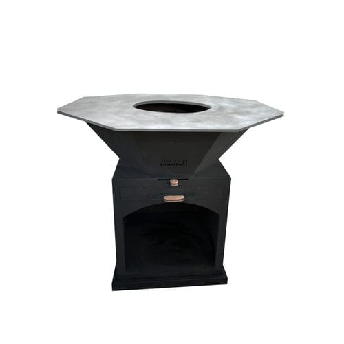 Garten-Feuerstelle / Holz - Auguste 1200 - FBC-TONTON GLOUTON - Holzkohle / Stahl / andere Formen